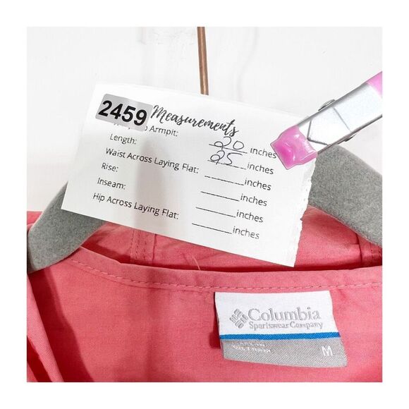 Columbia Jacket Womens Arch Cpe III Hooded UPF15 Salmon Pink Size Medium - Picture 2 of 8